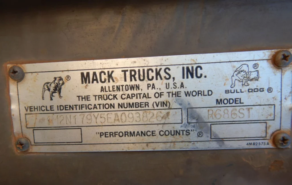 Mack Truck Parts By Vin Number