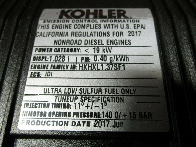 Misc Options KOHLER Engine