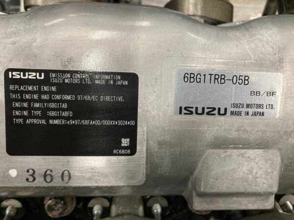 Isuzu 6BG1T Engine - Image 3