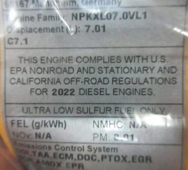 Caterpillar C7.1 Engine