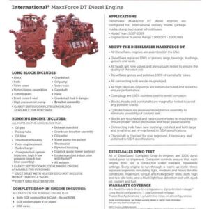 International MAXDT Engine