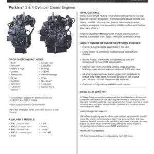 Perkins 1106C-E66TA Engine