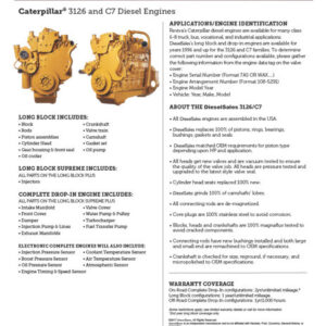 Caterpillar 3126B Engine