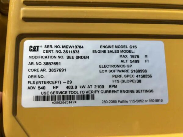 Caterpillar C-15 Engine