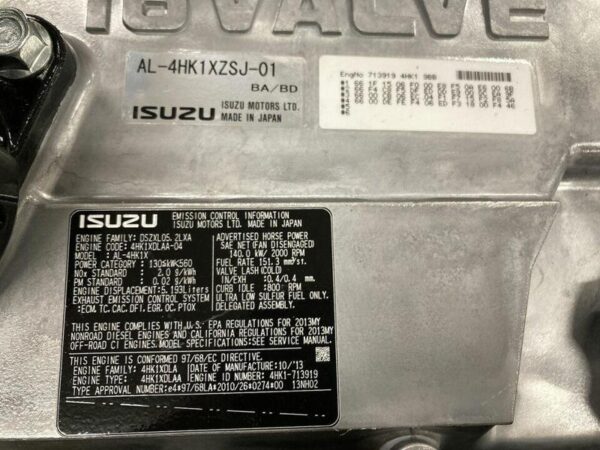 Isuzu 4HK1X Engine