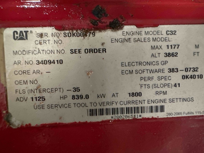 Caterpillar C32 Engine