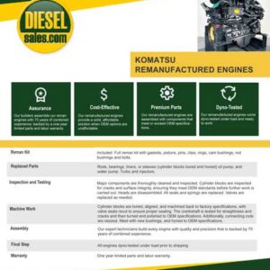 Komatsu SAA6D114E-5 Engine