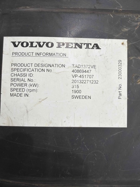 Volvo TAD137VE Engine