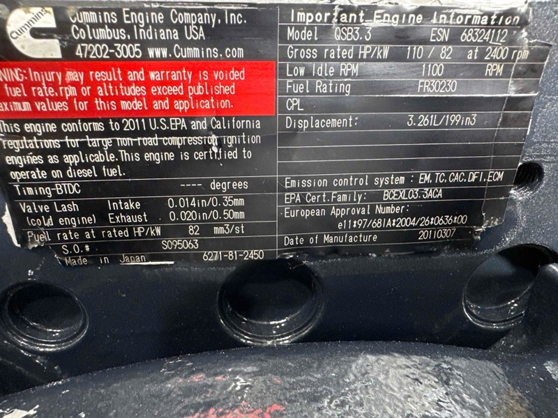 Cummins QSB3.3T Engine